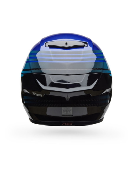 Casque intégral Bell Race Star DLX - Bleu Noir