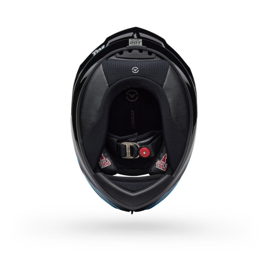 Casque intégral Bell Race Star DLX - Bleu Noir