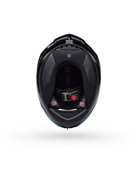 Casque intégral Bell Race Star DLX - Bleu Noir