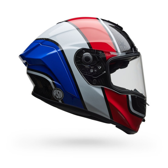 Casque intégral Bell Race Star DLX - Rouge Bleu