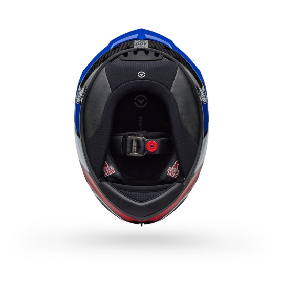 Casque intégral Bell Race Star DLX - Rouge Bleu