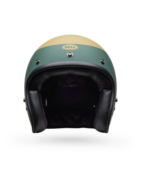 Casque jet Bell Custom 500 Parlor - Bleu Or