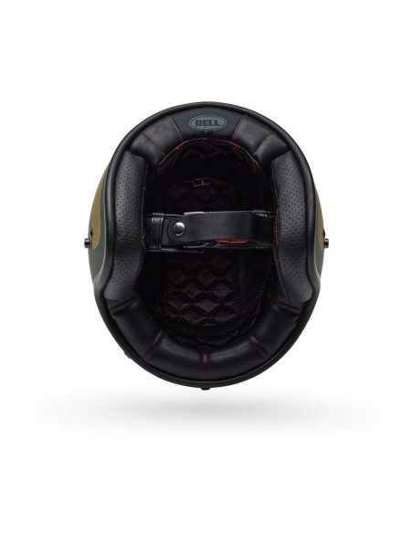 Casque jet Bell Custom 500 Parlor - Bleu Or