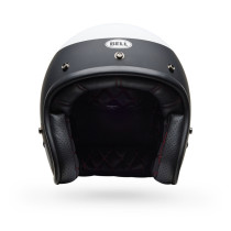 Casque jet Bell Custom 500 Parlor - Noir Blanc 2
