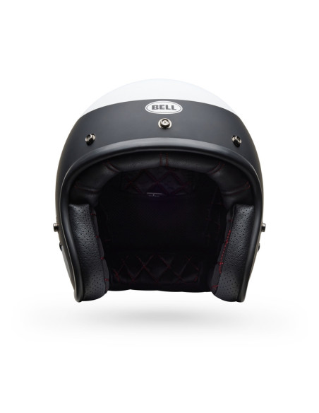 Casque jet Bell Custom 500 Parlor - Noir Blanc