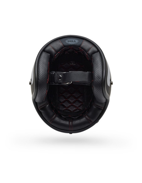 Casque jet Bell Custom 500 Parlor - Noir Blanc