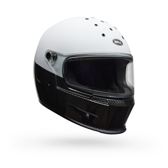 Casque intégral Bell Eliminator Carbon Diverge - Blanc Noir
