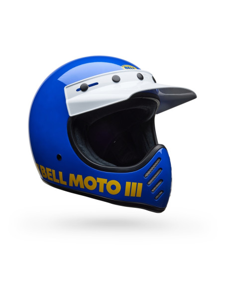 Casque intégral Bell Moto-3 - Bleu