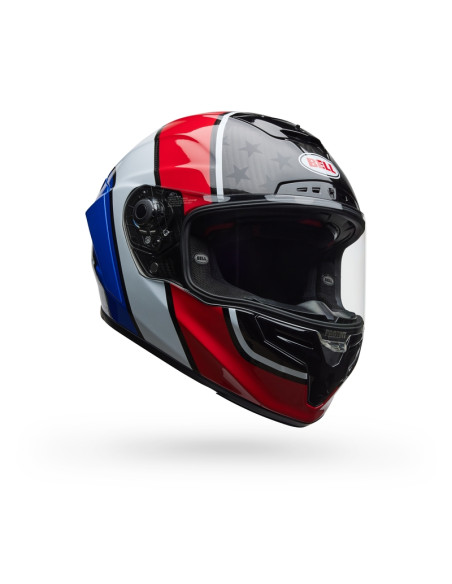 Casque intégral Bell Race Star DLX - Rouge Bleu