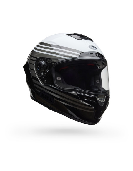 Casque intégral Bell Race Star DLX - Blanc Noir