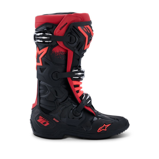 Bottes cross Alpinestars Tech 10 - Noir Rouge