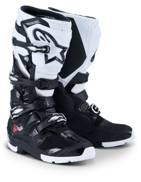 Bottes cross Alpinestars Tech 7 Enduro - Noir Blanc