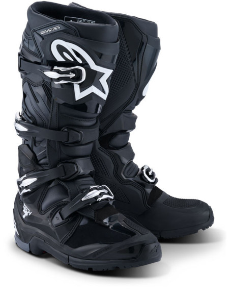 Bottes cross Alpinestars Tech 7 Enduro - Noir Anthracite Blanc