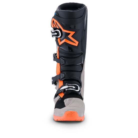 Bottes cross Alpinestars Tech 7 Enduro - Noir Gris Orange Fluo