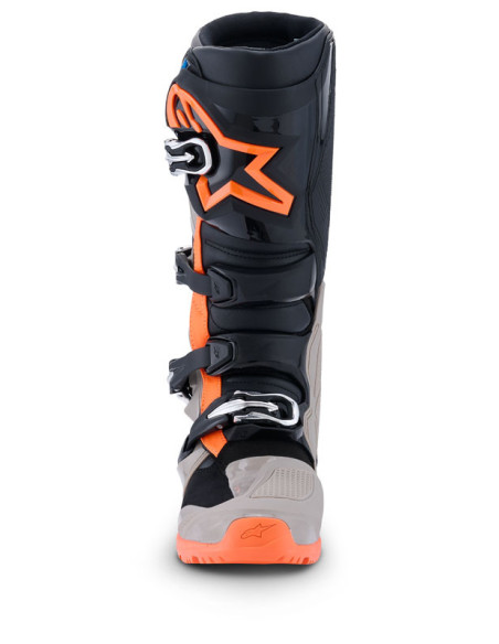 Bottes cross Alpinestars Tech 7 Enduro - Noir Gris Orange Fluo