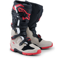 Bottes cross Alpinestars Tech 7 Enduro - Noir Gris Rouge