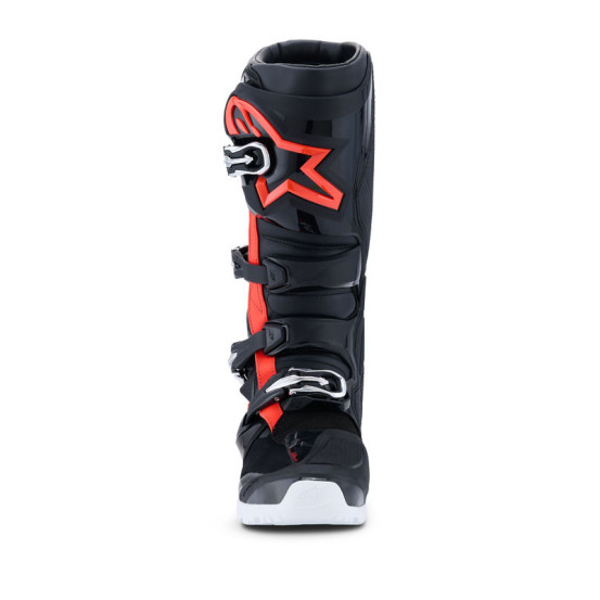 Bottes cross Alpinestars Tech 7 Enduro Drystar - Noir Rouge Fluo Blanc
