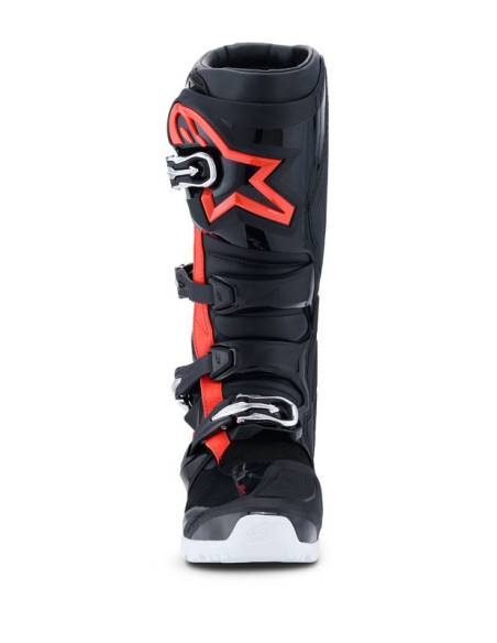 Bottes cross Alpinestars Tech 7 Enduro Drystar - Noir Rouge Fluo Blanc