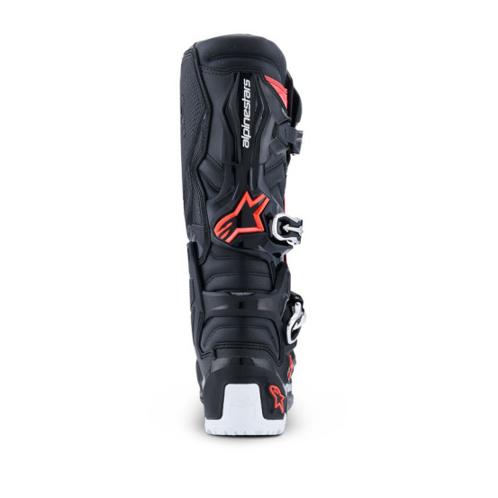 Bottes cross Alpinestars Tech 7 Enduro Drystar - Noir Rouge Fluo Blanc
