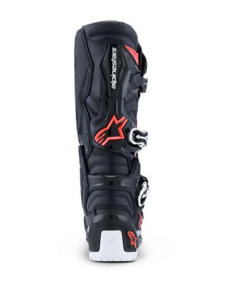Bottes cross Alpinestars Tech 7 Enduro Drystar - Noir Rouge Fluo Blanc
