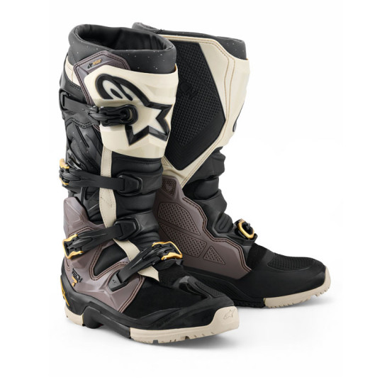 Bottes cross Alpinestars Tech 7 Enduro Drystar - Noir Gris Or