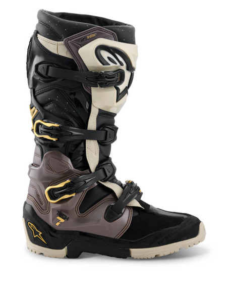 Bottes cross Alpinestars Tech 7 Enduro Drystar - Noir Gris Or