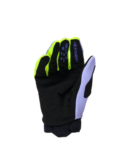 Gants cross enfant Alpinestars 2026 Full Bore V2 - Mauve Jaune Fluo