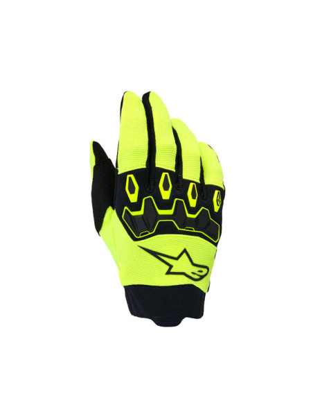 Gants cross enfant Alpinestars 2026 Full Bore V2 - Jaune Fluo Noir