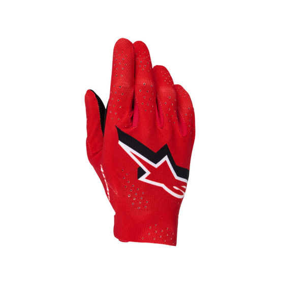 Gants cross Alpinestars 2026 Supertech MX - Fire Rouge Noir Blanc