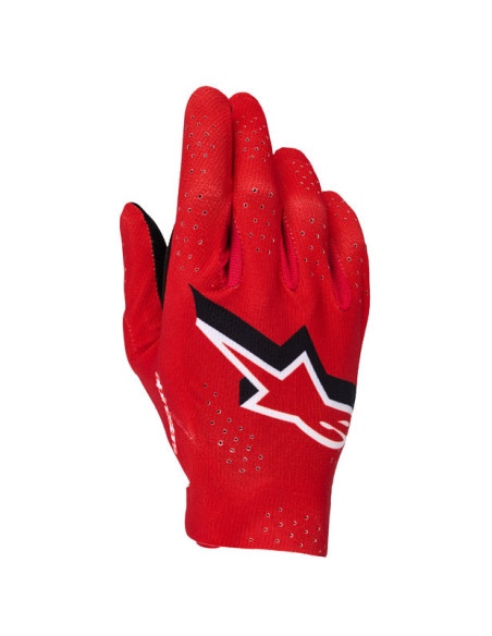 Gants cross Alpinestars 2026 Supertech MX - Fire Rouge Noir Blanc
