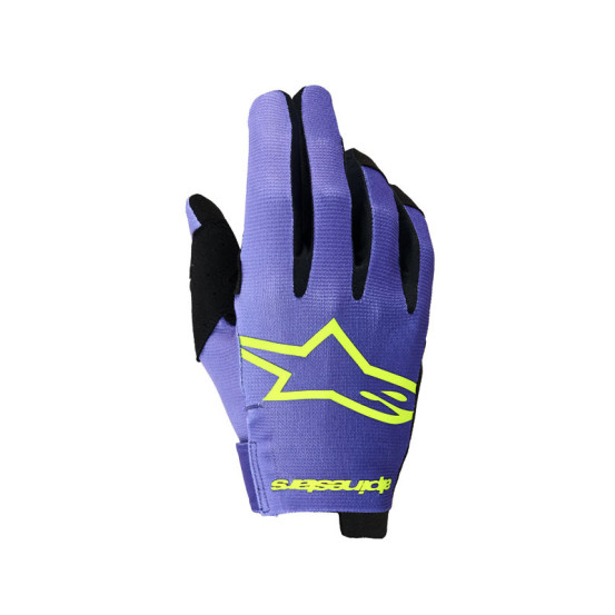 Gants cross Alpinestars 2026 Radar - Mauve Jaune Fluo