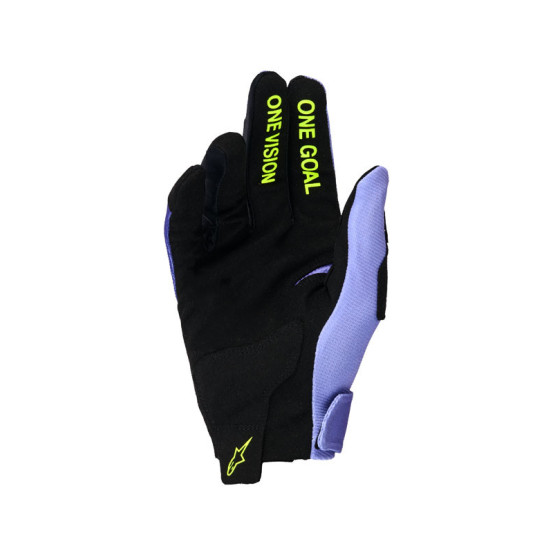 Gants cross Alpinestars 2026 Radar - Mauve Jaune Fluo