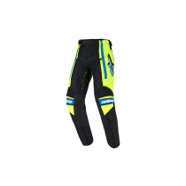 Pantalon cross enfant (kid) Alpinestars 2026 Racer Nomur - Jaune Fluo UCLA Bleu