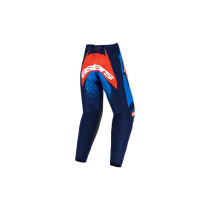 Pantalon cross enfant (kid) Alpinestars 2026 Racer Nomur - Bleu Orange UCLA Bleu 2