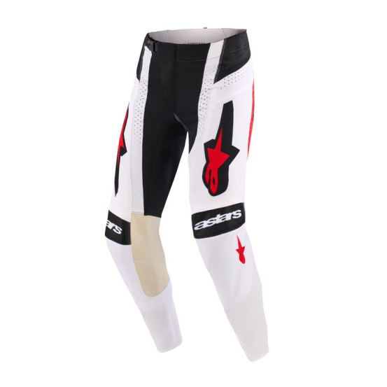 Pantalon cross Alpinestars 2026 Techstar Knif - Noir Blanc Rouge