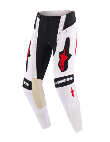 Pantalon cross Alpinestars 2026 Techstar Knif - Noir Blanc Rouge