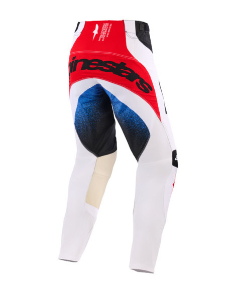 Pantalon cross Alpinestars 2026 Techstar Knif - Noir Blanc Rouge