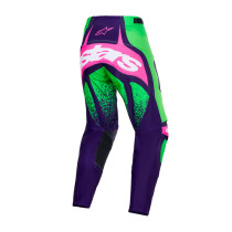 Pantalon cross Alpinestars 2026 Techstar Nomur - Violet Vert Rose Fluo 2