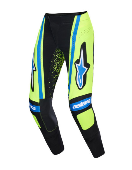 Pantalon cross Alpinestars 2026 Techstar Nomur - Jaune Fluo UCLA Bleu