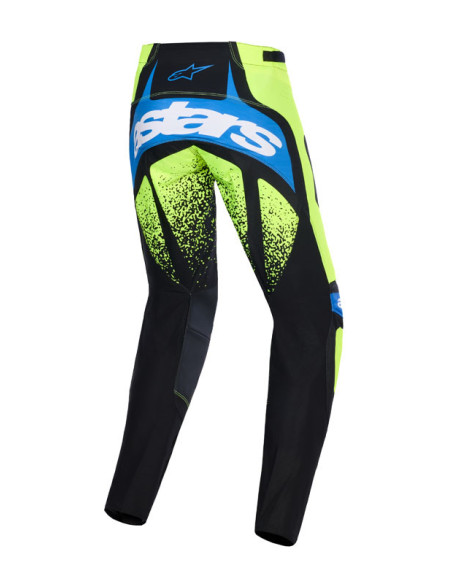 Pantalon cross Alpinestars 2026 Techstar Nomur - Jaune Fluo UCLA Bleu