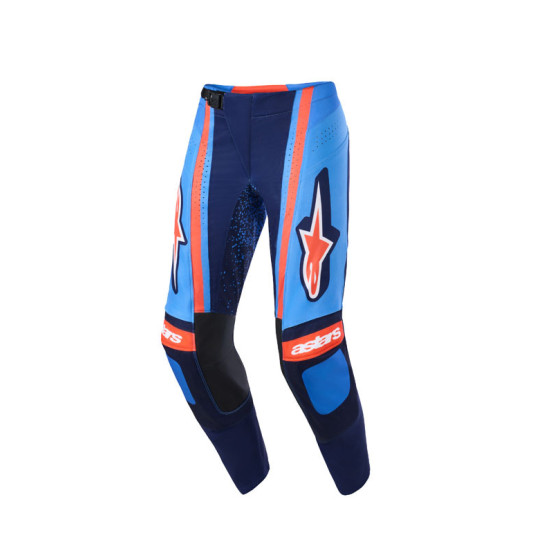 Pantalon cross Alpinestars 2026 Techstar Nomur - Bleu Orange UCLA Bleu