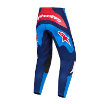 Pantalon cross Alpinestars 2026 Fluid Grid - Bleu Rouge 2