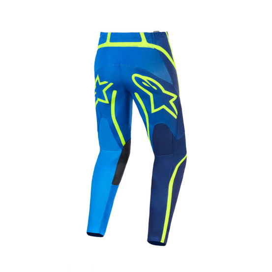 Pantalon cross Alpinestars 2026 Fluid Apex - Bleu Jaune Fluo