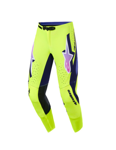 Pantalon cross Alpinestars 2026 Supertech Vista - Jaune Mauve Noir