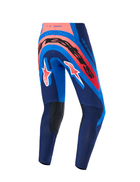 Pantalon cross Alpinestars 2026 Supertech Vista - Bleu Corail Cobalt