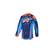 Maillot cross enfant (kid) Alpinestars 2026 Racer Nomur - Bleu Orange UCLA Bleu