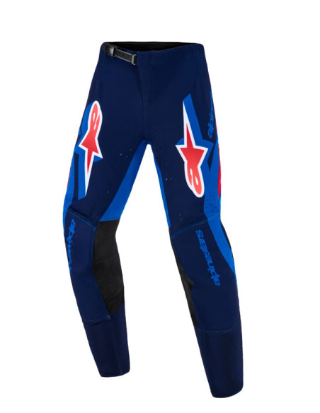Pantalon cross enfant Alpinestars 2026 Supertech Vista - Bleu Corail Cobalt