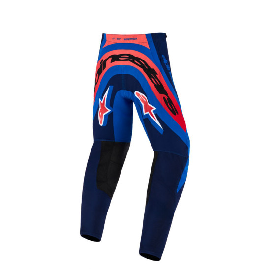 Pantalon cross enfant Alpinestars 2026 Supertech Vista - Bleu Corail Cobalt