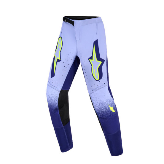 Pantalon cross enfant Alpinestars 2026 Supertech Scenz - Mauve Jaune Fluo