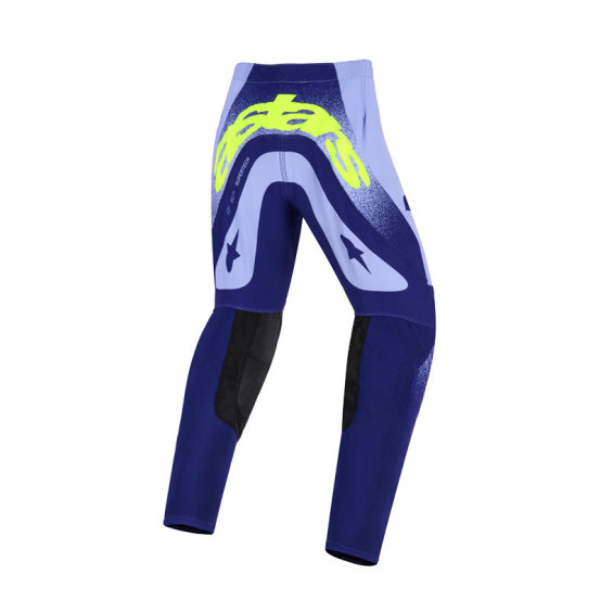 Pantalon cross enfant Alpinestars 2026 Supertech Scenz - Mauve Jaune Fluo